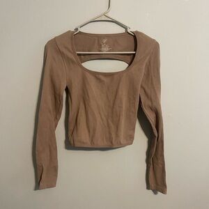 Versona Open back ribbed top